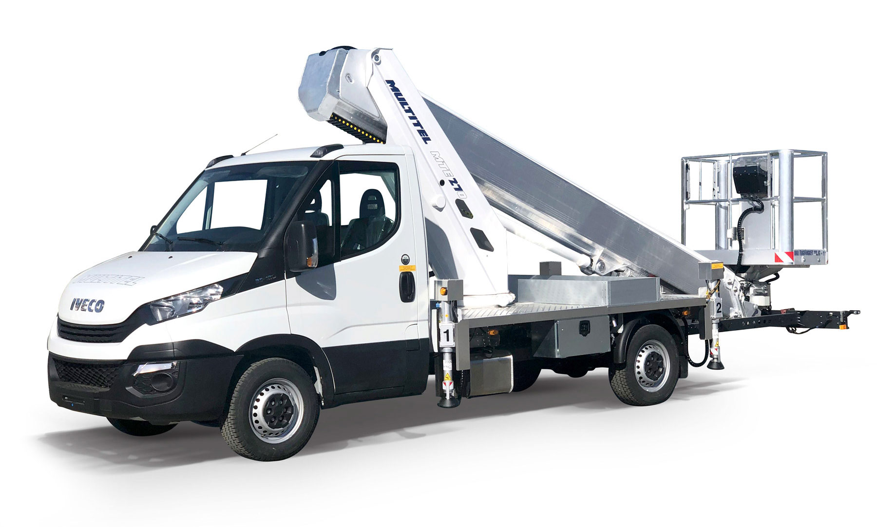 Nacela Multitel MTE270EX pe Iveco 27 m de inchiriat