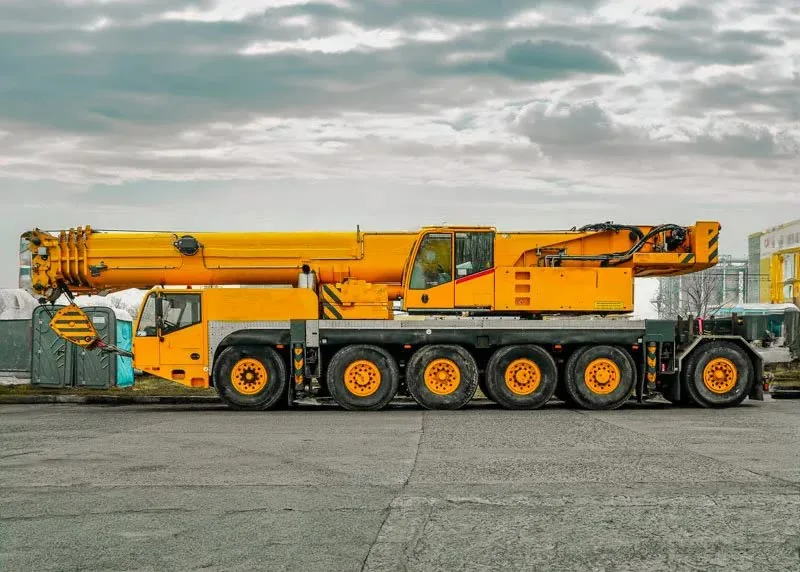 Închiriere automacara Terex Demag AC100-5, 100 tone, cu macaragiu, Constanța